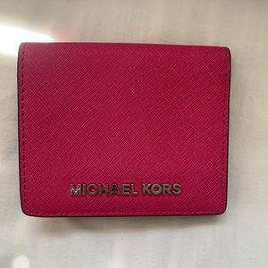 Michael Kors Hot Pink Wallet
